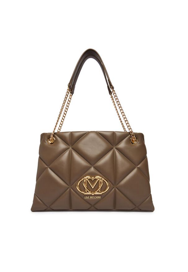 Love Moschino - LOVE MOSCHINO Torebka JC4040PP1OLC0203 Brązowy. Kolor: brązowy. Materiał: skórzane