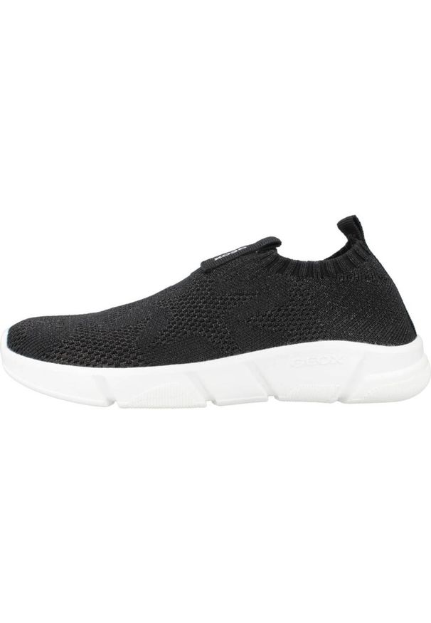 Buty juniorskie Geox Aril. Kolor: czarny. Materiał: tkanina