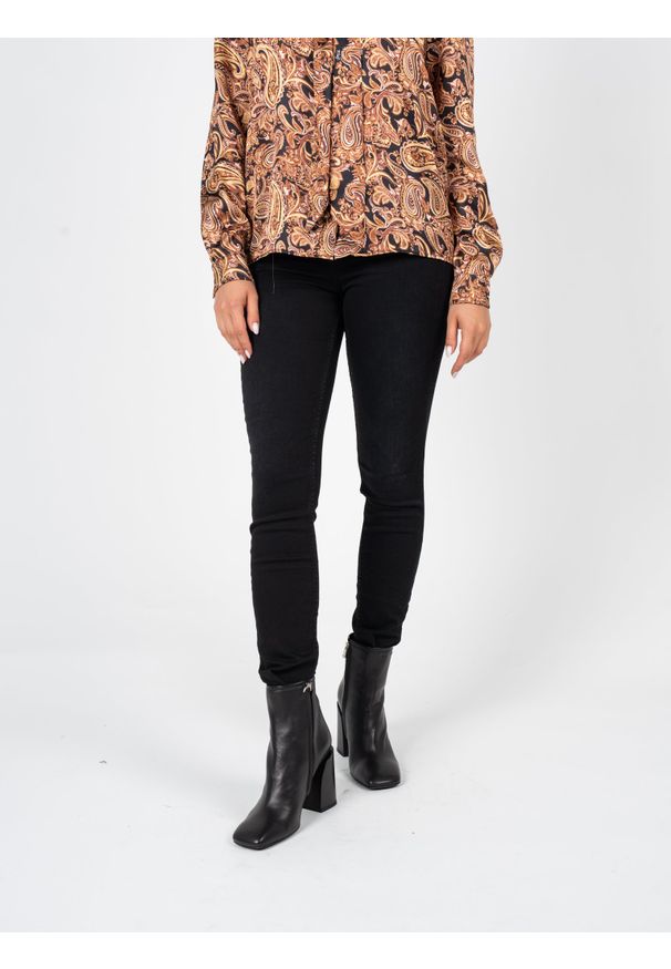 Liu Jo Jeansy "Monroe" | UF2054 D4614 | Kobieta | Czarny. Okazja: na co dzień. Stan: podwyższony. Kolor: czarny. Długość: długie. Styl: elegancki, casual