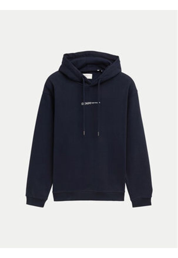 Tom Tailor Denim Bluza 1033580 Granatowy Regular Fit. Kolor: niebieski. Materiał: bawełna, syntetyk