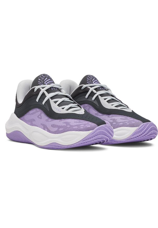 Buty do koszykówki Under Armour Curry Splash 25. Kolor: szary, wielokolorowy, brązowy. Sport: koszykówka