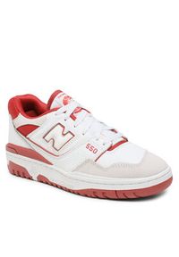 New Balance Sneakersy BB550STF Biały. Kolor: biały. Materiał: skóra #6