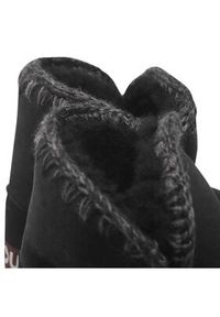 Mou Śniegowce Eskimo 18 FW531002A Czarny. Kolor: czarny. Materiał: skóra, zamsz #5