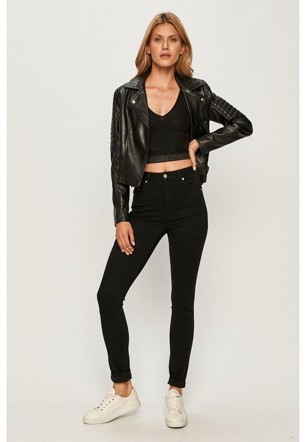 Calvin Klein Jeans - Jeansy CKJ 010. Stan: podwyższony. Kolor: czarny
