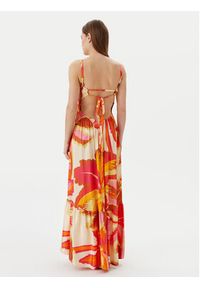 Maaji Sukienka letnia Jungle Palm Lavinia PT2707CLD001 Pomarańczowy Regular Fit. Kolor: pomarańczowy. Materiał: wiskoza. Sezon: lato #3