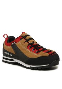 Alpina Trekkingi Royal Vibram 627F-3 Beżowy. Kolor: beżowy. Materiał: skóra, zamsz. Sport: turystyka piesza