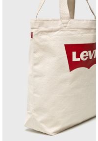 Levi's® - Levi's - Torebka. Kolor: kremowy. Rozmiar: duże. Styl: biznesowy. Rodzaj torebki: na ramię #3