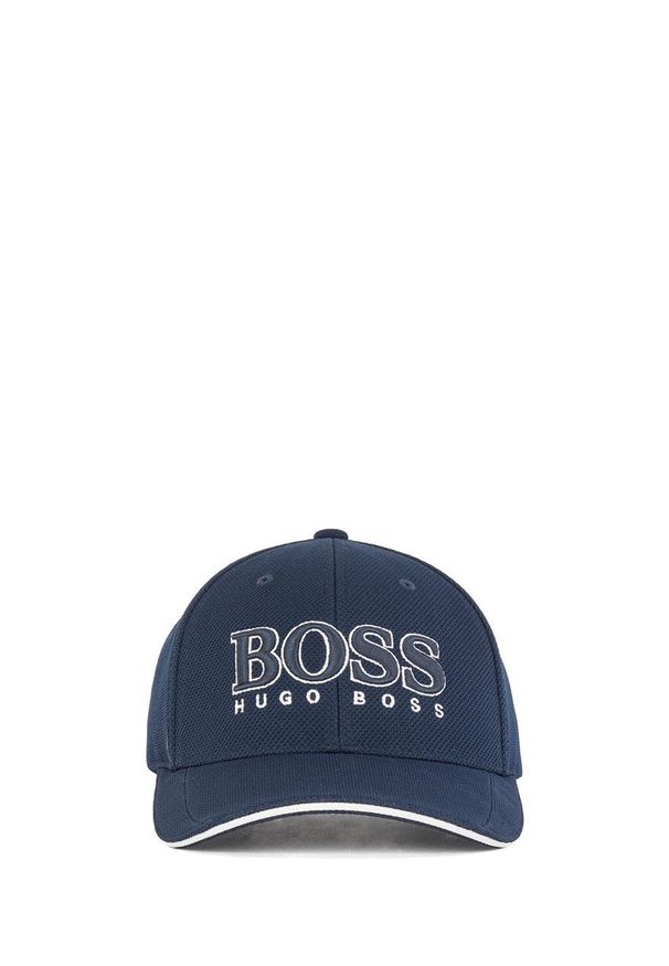 BOSS - Boss - Czapka Boss Athleisure. Kolor: niebieski