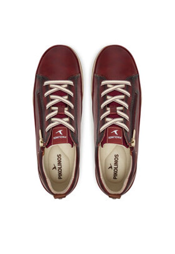 Pikolinos Półbuty W3W-6979 Czerwony. Kolor: czerwony. Materiał: skóra