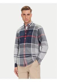 Barbour Koszula Dunoon MSH4980TN21 Szary Regular Fit. Kolor: szary. Materiał: bawełna