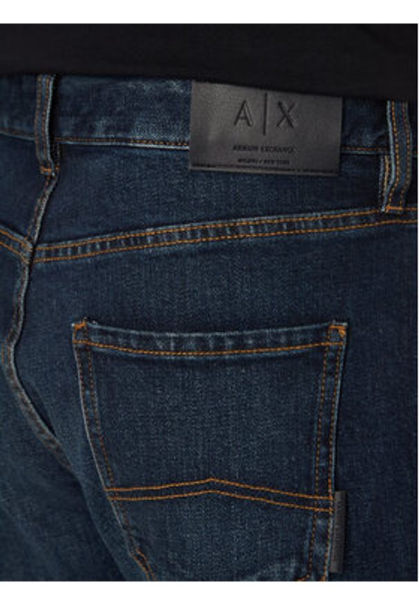 Armani Exchange Jeansy XM000049 AF14265 MB001 Granatowy Slim Fit. Kolor: niebieski