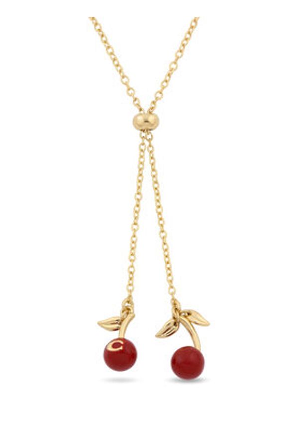 Coach Naszyjnik 37571282 Złoty. Materiał: metalowe. Kolor: złoty