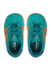 Adidas - adidas Sneakersy Gazelle Comfort Closure JR5940 Zielony. Kolor: zielony. Materiał: skóra, zamsz. Model: Adidas Gazelle #5