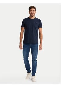 Petrol Industries T-Shirt M-ROS-TSR002 Granatowy Regular Fit. Kolor: niebieski. Materiał: bawełna #6