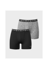 Bokserki męskie Halti Boxers 2-pack. Kolor: wielokolorowy, szary, czarny