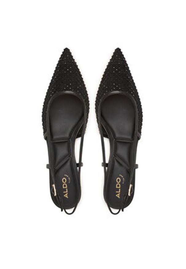 Aldo Sandały Elegant 13922017 Czarny. Kolor: czarny. Materiał: materiał