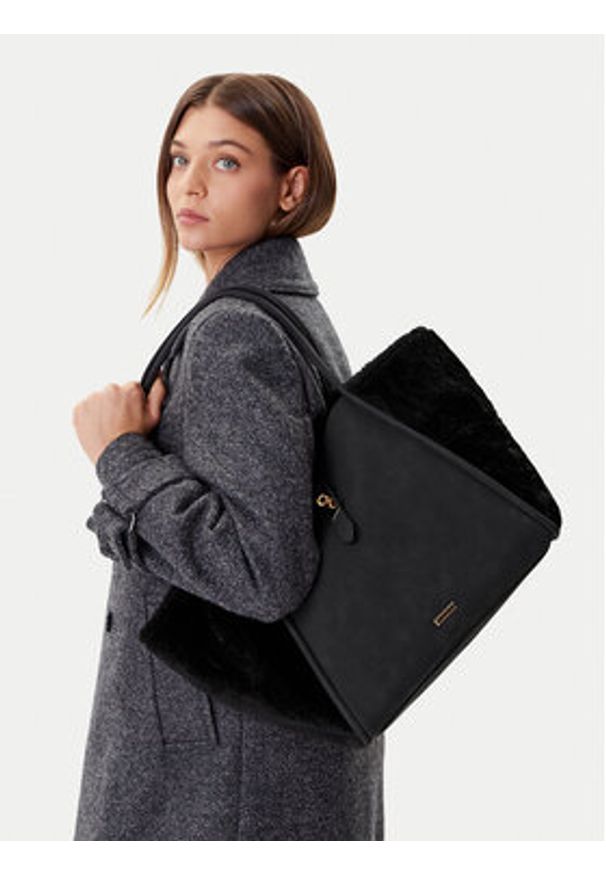 Wittchen - WITTCHEN Torebka 99-4Y-219-1 Czarny. Kolor: czarny. Materiał: skórzane