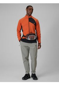 4f - 4F Spodnie trekkingowe szybkoschnące męskie - szare M. Kolor: szary. Materiał: materiał. Długość: długie. Sport: turystyka piesza #1