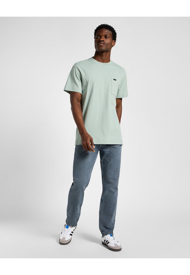 Lee - LEE RIDER MĘSKIE SPODNIE JEANSOWE JEANSY DŻINSY NATURAL GREY 112355796 L701008595