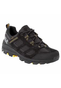 Buty trekkingowe męskie Jack Wolfskin Vojo 3 Texapore. Zapięcie: sznurówki. Kolor: czarny, żółty, wielokolorowy. Materiał: guma, syntetyk, tkanina, materiał. Szerokość cholewki: normalna