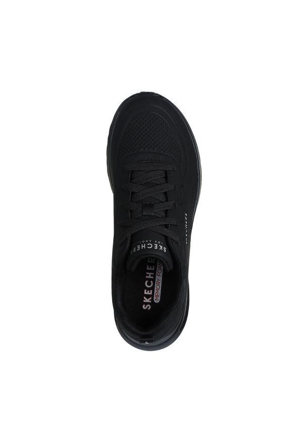 skechers - Buty sportowe Sneakersy damskie, Skechers Uno Lite-Lighter One. Kolor: czarny. Materiał: syntetyk, tkanina. Model: Skechers Sport. Sport: bieganie