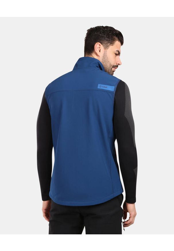 Męska kamizelka softshellowa Kilpi NOIL-M. Kolor: niebieski. Sport: turystyka piesza