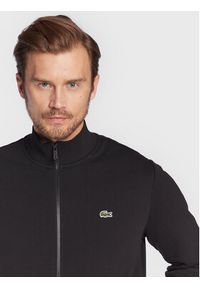 Lacoste Bluza SH9622 Czarny Regular Fit. Kolor: czarny. Materiał: bawełna #4