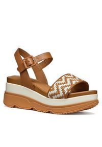 Geox Sandały D Gardenia D55HBA 0TC43 C5F1S Brązowy. Kolor: brązowy. Materiał: skóra #4