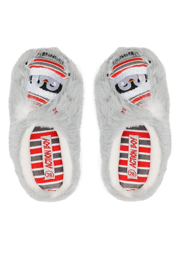 Kapcie Action Boy. Kolor: szary