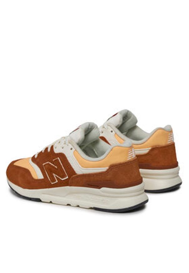 New Balance Sneakersy CW997HVR Pomarańczowy. Kolor: pomarańczowy. Materiał: skóra, zamsz