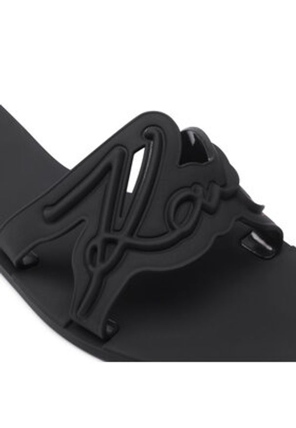 Karl Lagerfeld - KARL LAGERFELD Klapki KL80008 Czarny. Kolor: czarny. Materiał: syntetyk