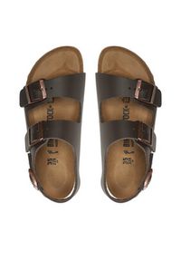 Birkenstock Sandały Milano Bs 34103 Brązowy. Kolor: brązowy. Materiał: skóra #6
