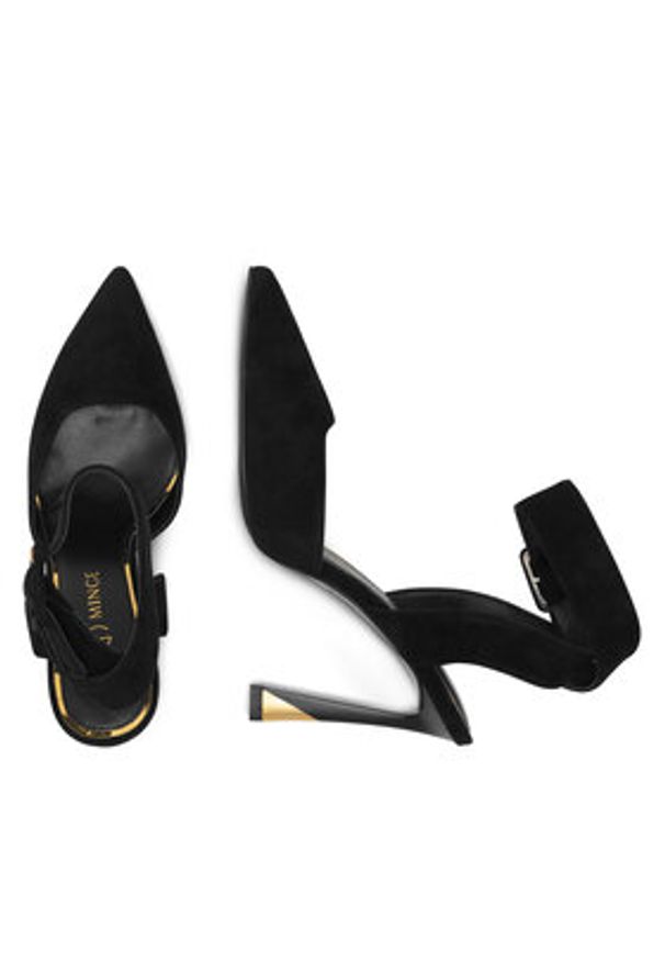 Eva Minge Szpilki SUZANNE-1112A-8 Czarny. Kolor: czarny. Materiał: zamsz, skóra. Obcas: na szpilce