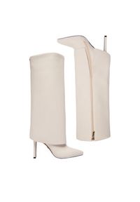 Nine West Kozaki CEO-SAIDA-01 Écru. Materiał: materiał #2