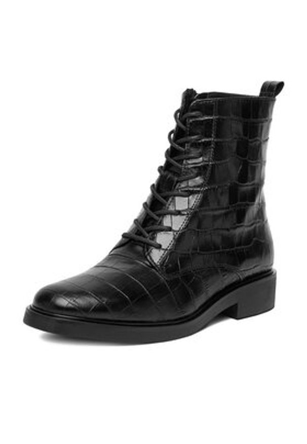 Gino Rossi Trzewiki C-ADELE-25217 Czarny. Kolor: czarny. Materiał: skóra