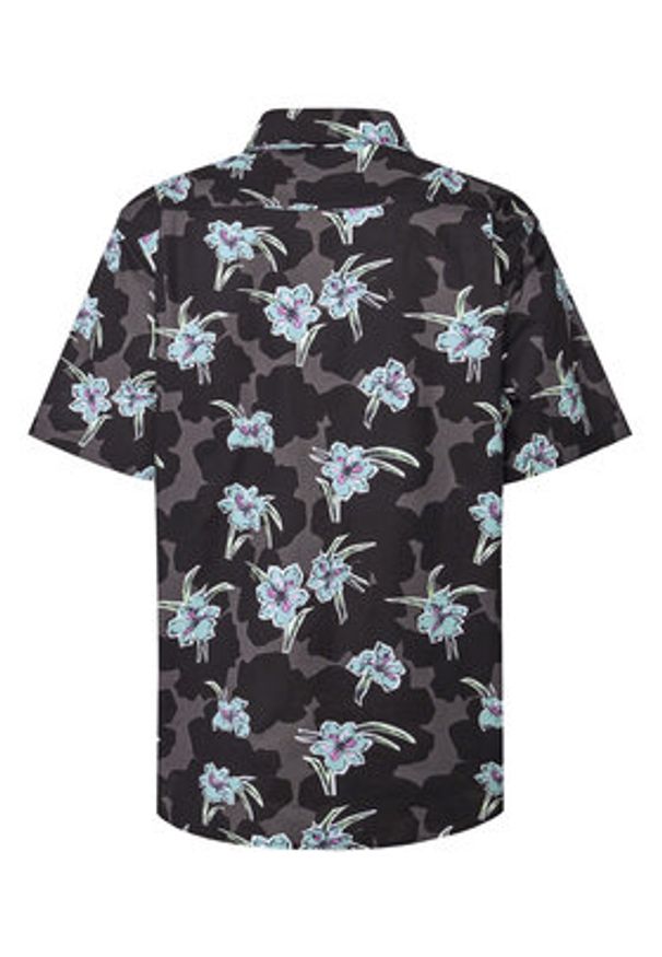Quiksilver Koszula Apero Classic Ss EQYWT04605 Czarny Regular Fit. Kolor: czarny. Materiał: bawełna