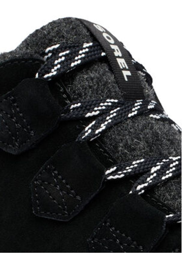 sorel - Sorel Sneakersy Kinetic™ Impact Caribou 2099121010 Czarny. Kolor: czarny. Materiał: zamsz, skóra