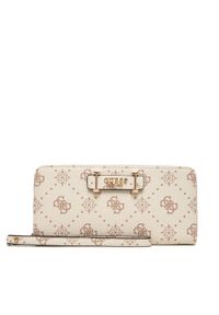 Guess Duży Portfel Damski Silia Slg SWGP98 90146 Écru. Materiał: skóra