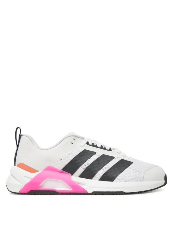 Adidas - adidas Buty na siłownię Dropset Control Trainer JS3122 Biały. Kolor: biały. Materiał: materiał. Sport: fitness