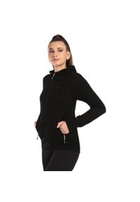 Bluza damska Kilpi Wolie. Kolor: czarny. Materiał: wełna. Sport: turystyka piesza #2
