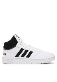 Adidas - adidas Sneakersy Hoops 3.0 Mid Classic Vintage Shoes GW3019 Biały. Kolor: biały. Materiał: skóra #1
