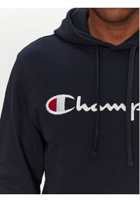 Champion Bluza 220726 Granatowy Slim Fit. Kolor: niebieski. Materiał: syntetyk #5