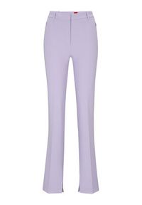 Hugo Spodnie materiałowe 50476653 Fioletowy Regular Fit. Kolor: fioletowy. Materiał: syntetyk #2