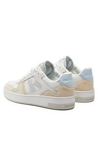 Calvin Klein Jeans Sneakersy Basket Cupsole Low Mix Nbs Dc YW0YW01388 Biały. Kolor: biały. Materiał: zamsz, skóra