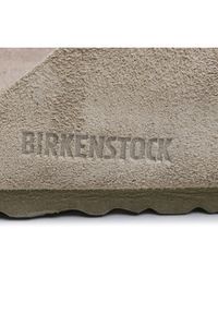 Birkenstock Klapki Arizona BS 1019088 Zielony. Kolor: zielony. Materiał: welur, skóra