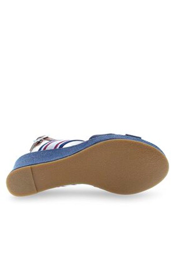 U.S. Polo Assn. Sandały Alyss ALYSSA010 Niebieski. Kolor: niebieski. Materiał: materiał