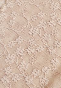 Renee - Beżowa Bluzka Longsleeve z Półtransparentnej Koronki Arnoxia. Okazja: na co dzień, na spotkanie biznesowe, do pracy. Kolor: beżowy. Materiał: koronka. Długość rękawa: długi rękaw. Wzór: koronka. Styl: casual, biznesowy #5