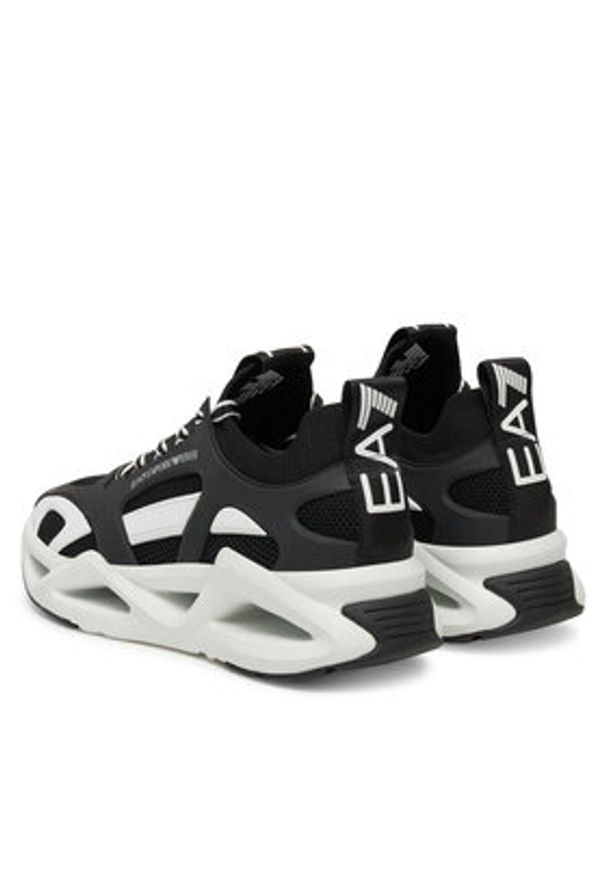 EA7 Emporio Armani Sneakersy X8X174 XK377 K485 Czarny. Kolor: czarny. Materiał: skóra