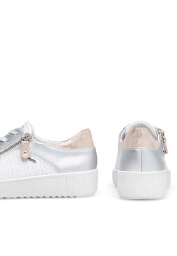 Remonte Sneakersy R7901-81 Biały. Kolor: biały. Materiał: skóra