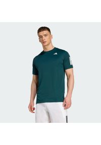 Adidas - Koszulka Club Tennis CLIMACOOL 3-Stripes. Kolor: niebieski. Technologia: ClimaCool (Adidas). Sport: tenis #1